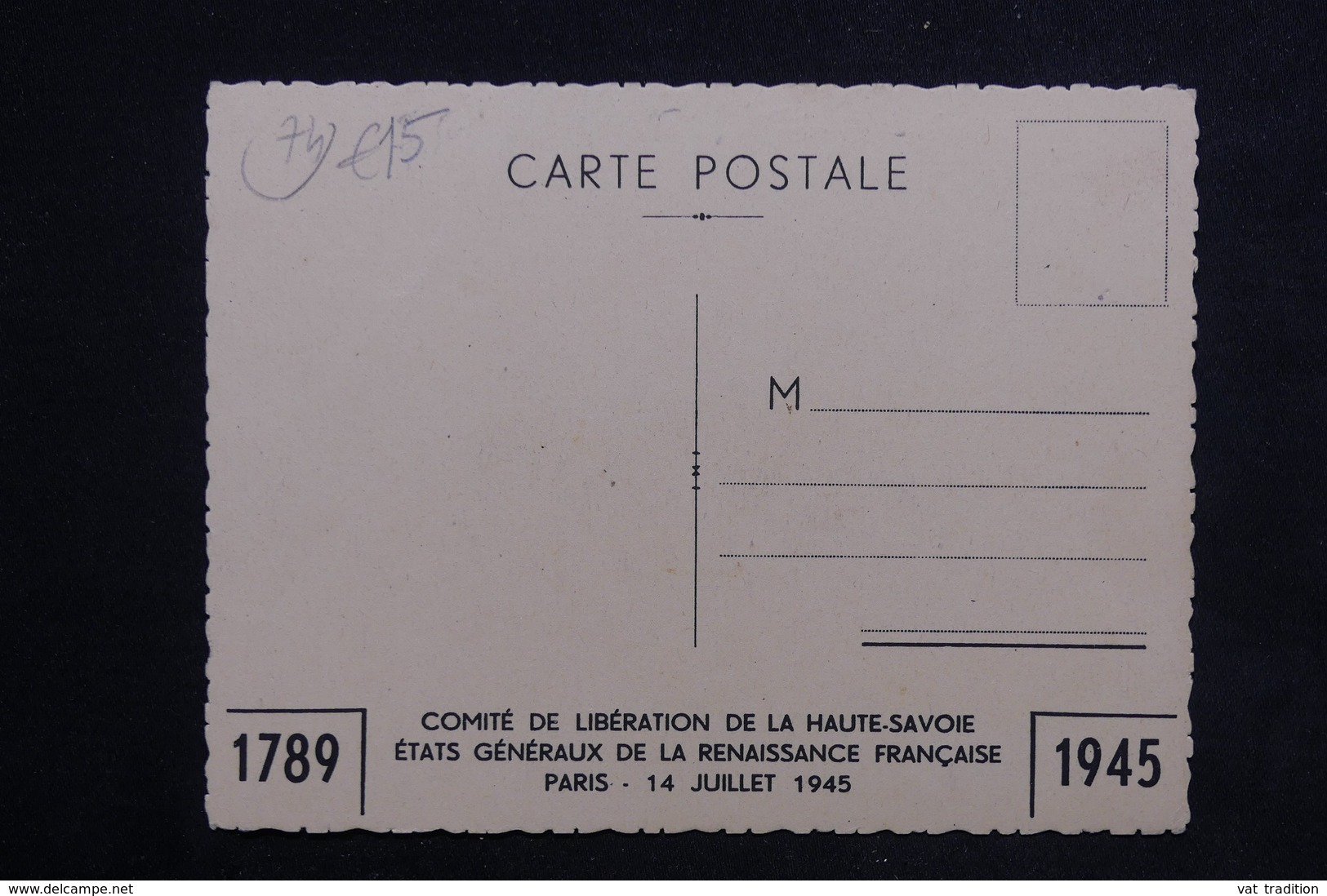 MILITARIA - Carte Postale - Edition Du Comité De Libération De La Haute Savoie En 1945 - " Ancêtre Des FFI "  - L 22883 - Guerre 1939-45