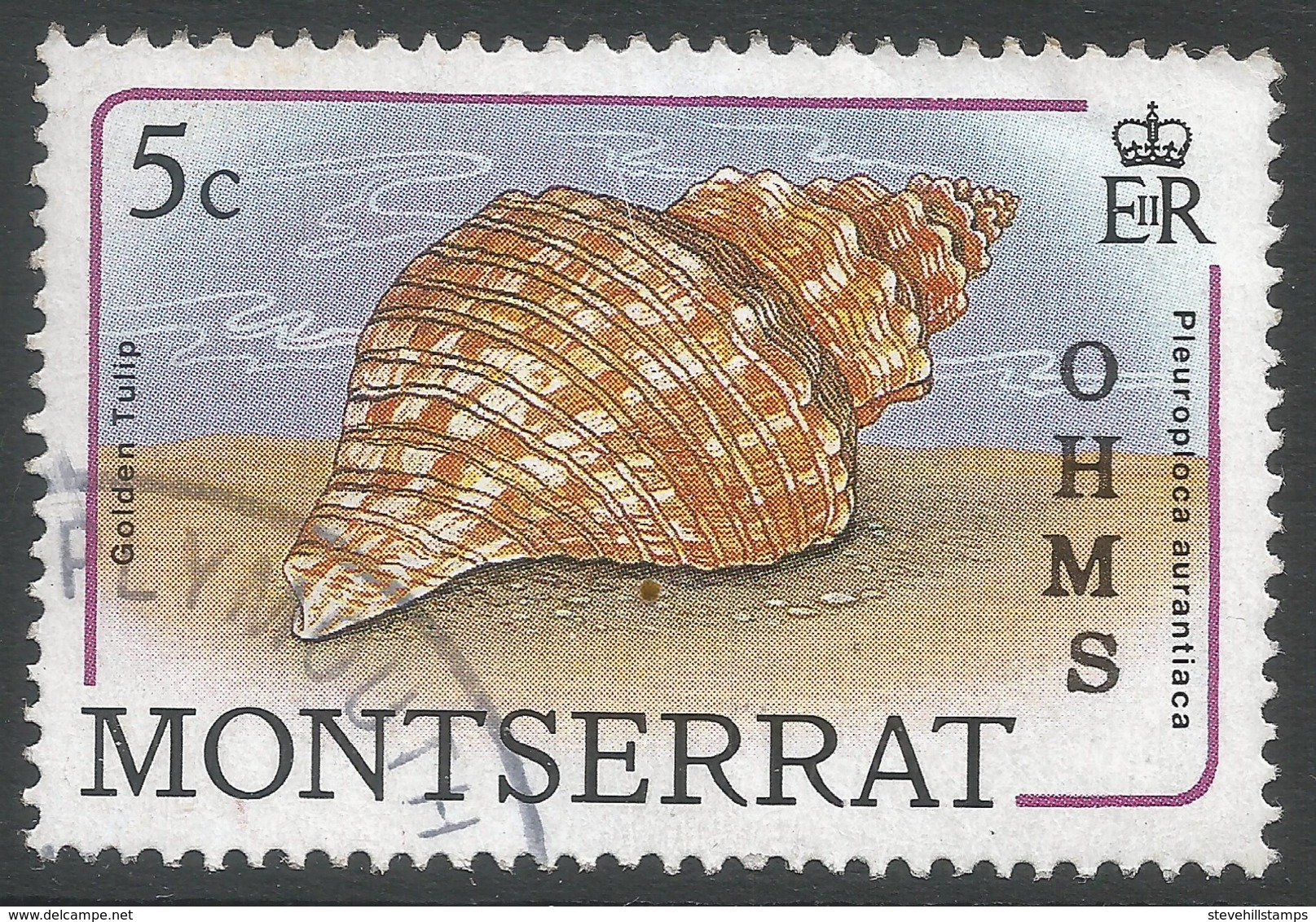 Montserrat. 1989 Official. 5c Used. SG O76 - Montserrat