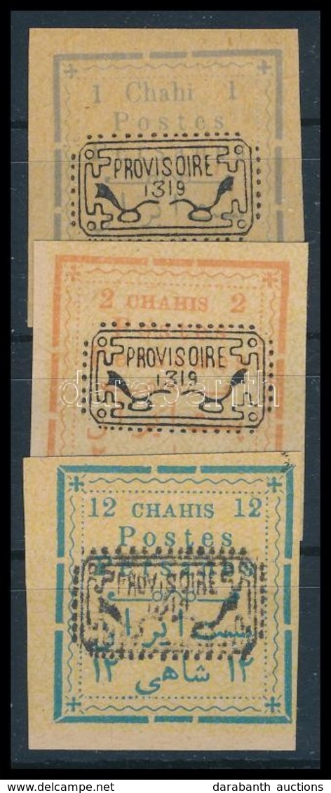 (*) Irán 1902 Mi 166, 167, 170 (Mi EUR 350.-) Garancia Nélkül - Altri & Non Classificati