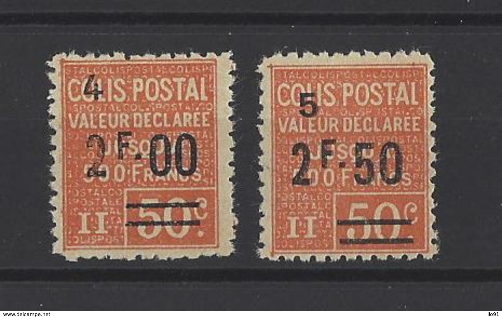 FRANCE .  YT  Colis Postaux  N° 63-64  Neuf **   1926 - Neufs