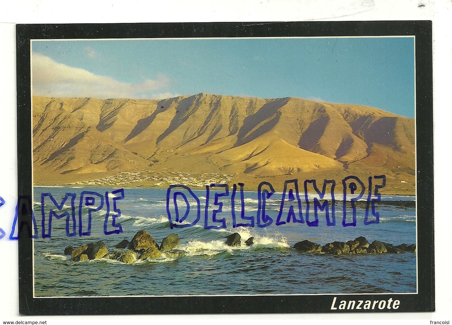 Espagne. Lanzarote. Famara. A. Murillo. 1992 - Lanzarote