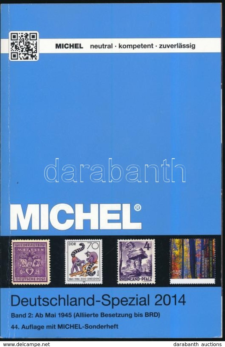 Michel Németország Speciál Katalógus 2014. 2. Kötet 1945-től Használt De Megkímélt állapotban - Other & Unclassified