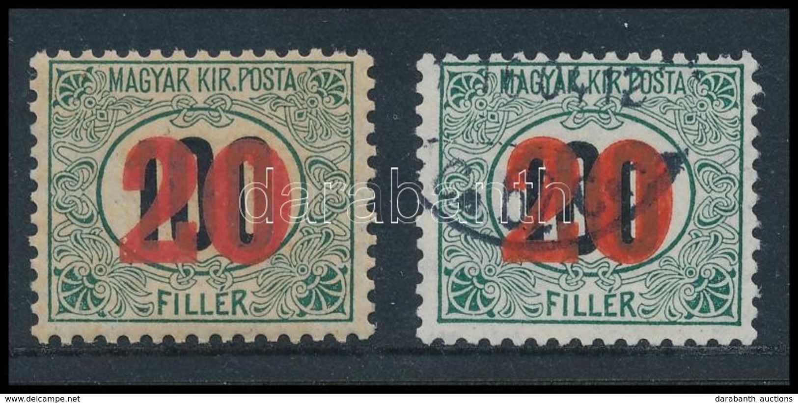 ** O 1915 Kisegítő Portó (41) Postatisztán és Pecsételve (17.500) - Altri & Non Classificati