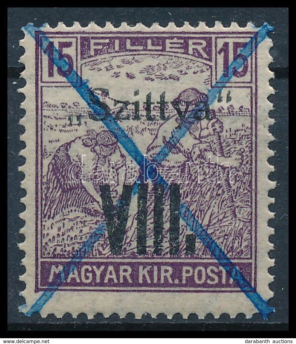 ** 1916 ? Szittya VIII Felülnyomású Arató 15f Bélyeg - Other & Unclassified