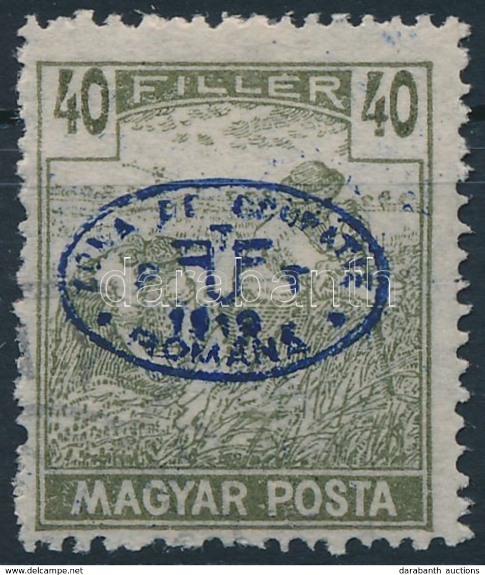 O Debrecen I. 1919 Magyar Posta 40f Garancia Nélkül (**50.000) - Altri & Non Classificati