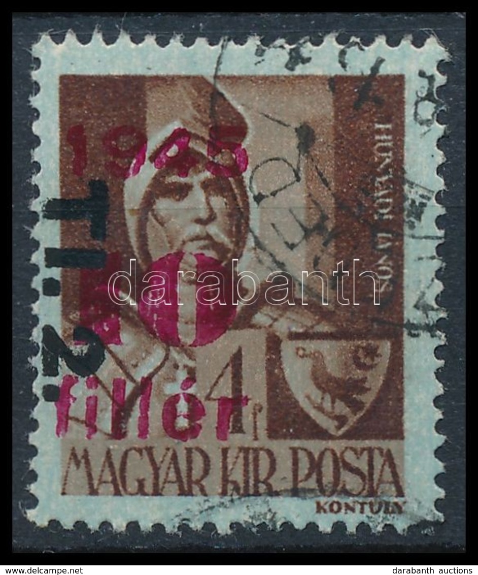 1946 Betűs Tl. 2. Mindkét Felülnyomat Látványosan Balra Tolódott - Other & Unclassified