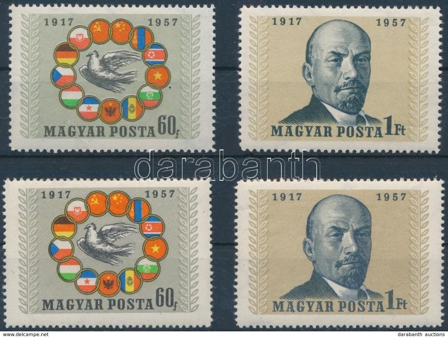 ** 1957 NOSZF A és B Fogazású Sor - Other & Unclassified