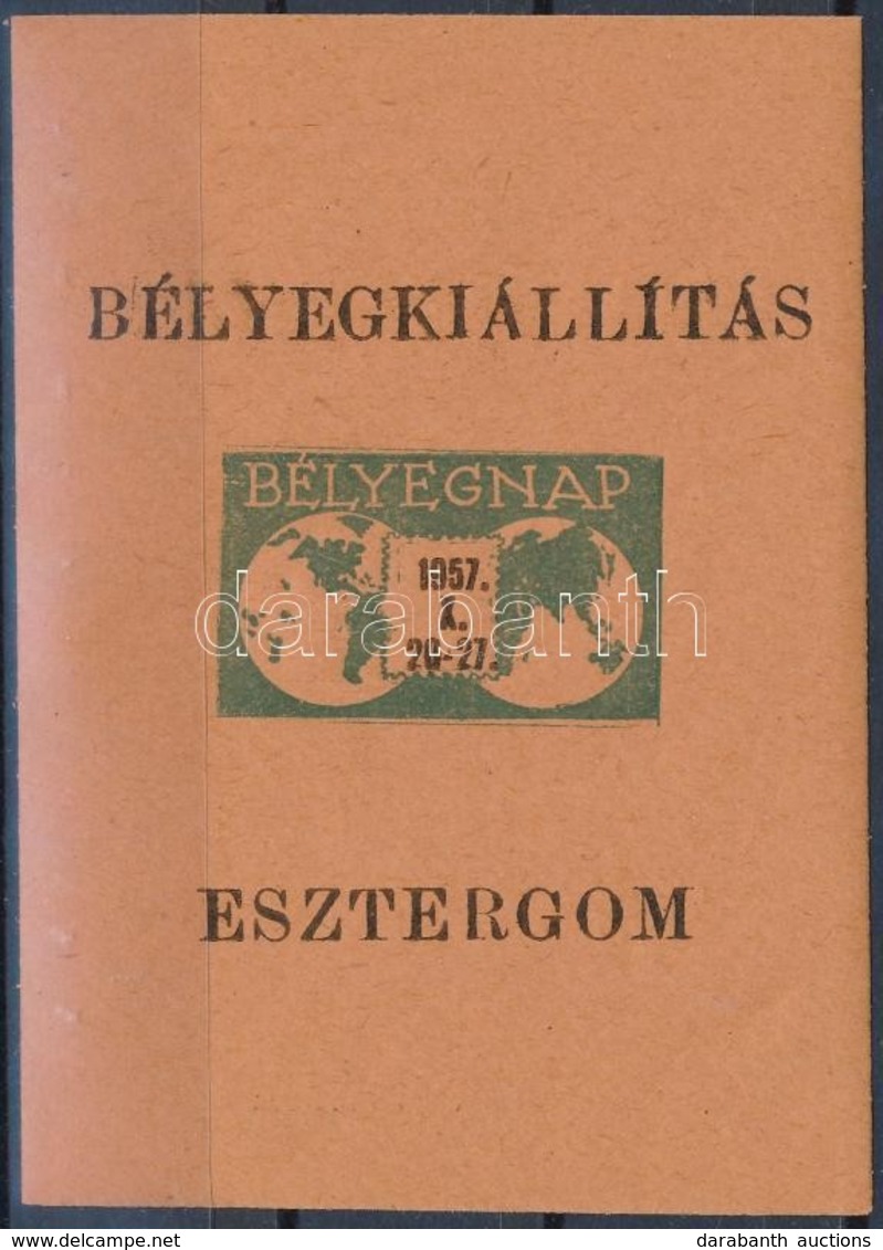 ** 1957/1b Esztergomi Bélyegnap Emlékív (3.500) - Sonstige & Ohne Zuordnung