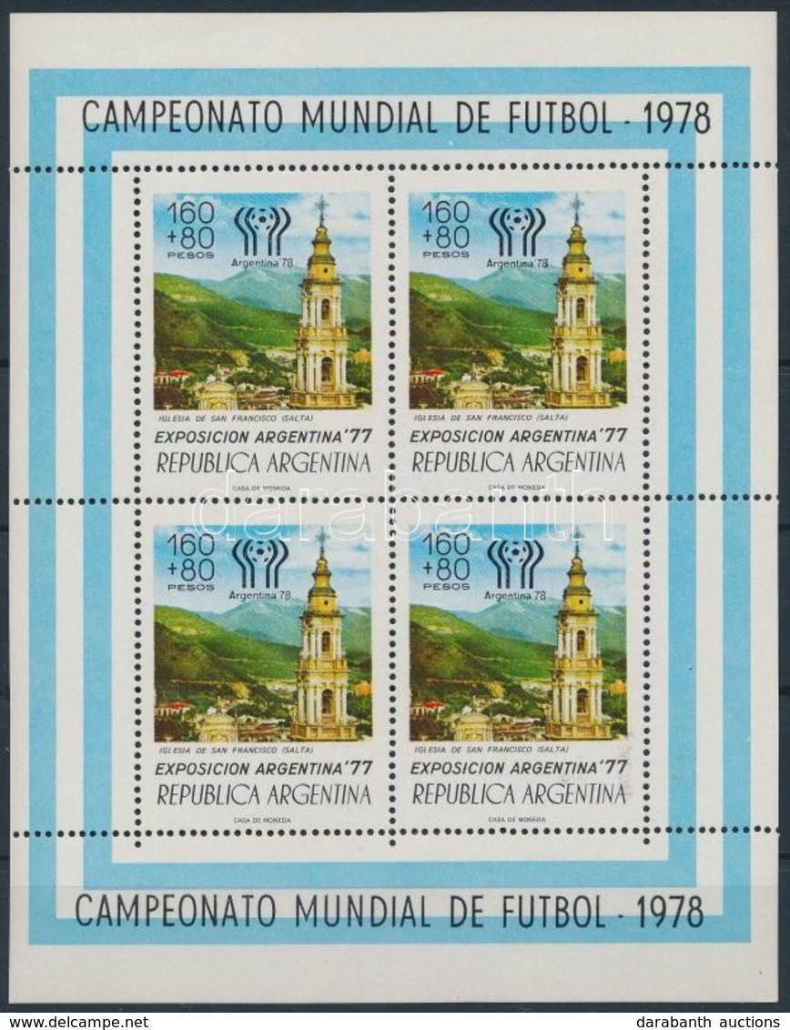 ** 1978 Labdarúgó VB, Argentína (II.) Kisív Mi 1322 - Andere & Zonder Classificatie