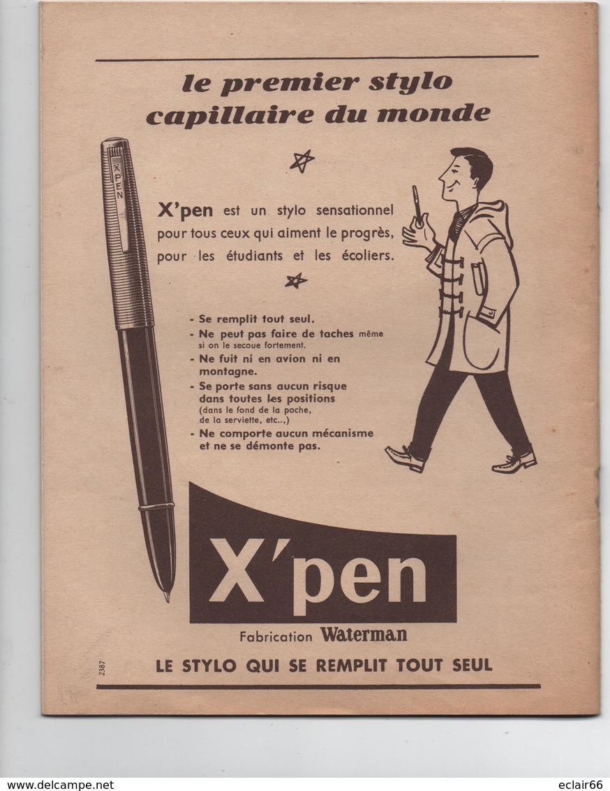 Cahier De Vacances Magnard Années 1955 CE 2 Année 8 A 9 Ans Loulou Et Babette Découvre Paris  35 Pages - 6-12 Ans