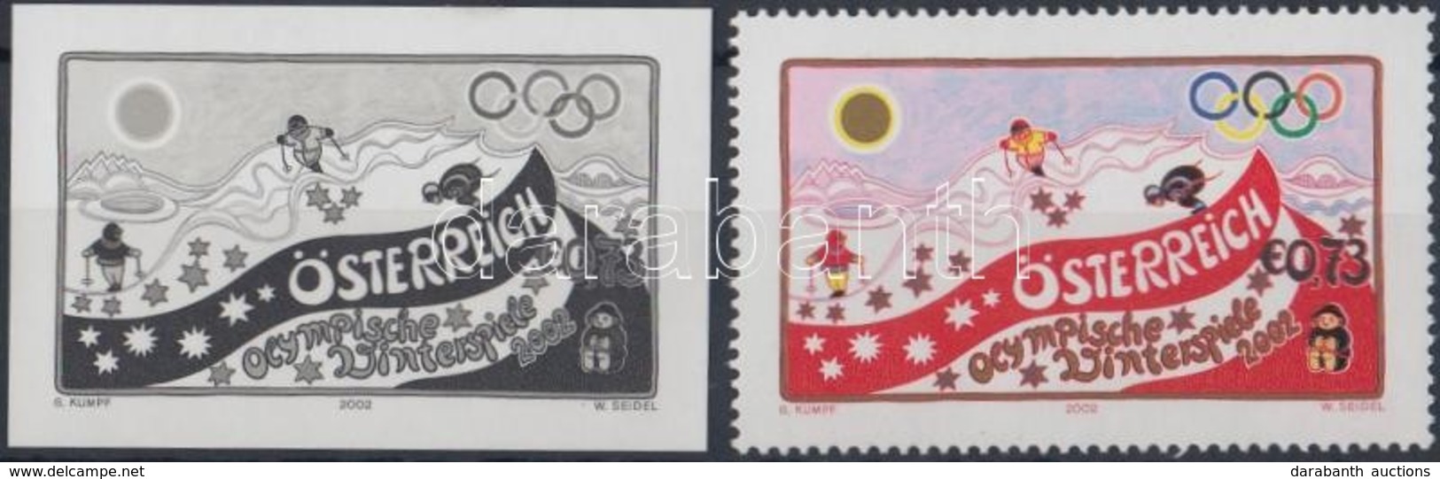 ** 2002 Téli Olimpia, Salt Lake City Bélyeg + Feketenyomat Mi 2369 - Other & Unclassified