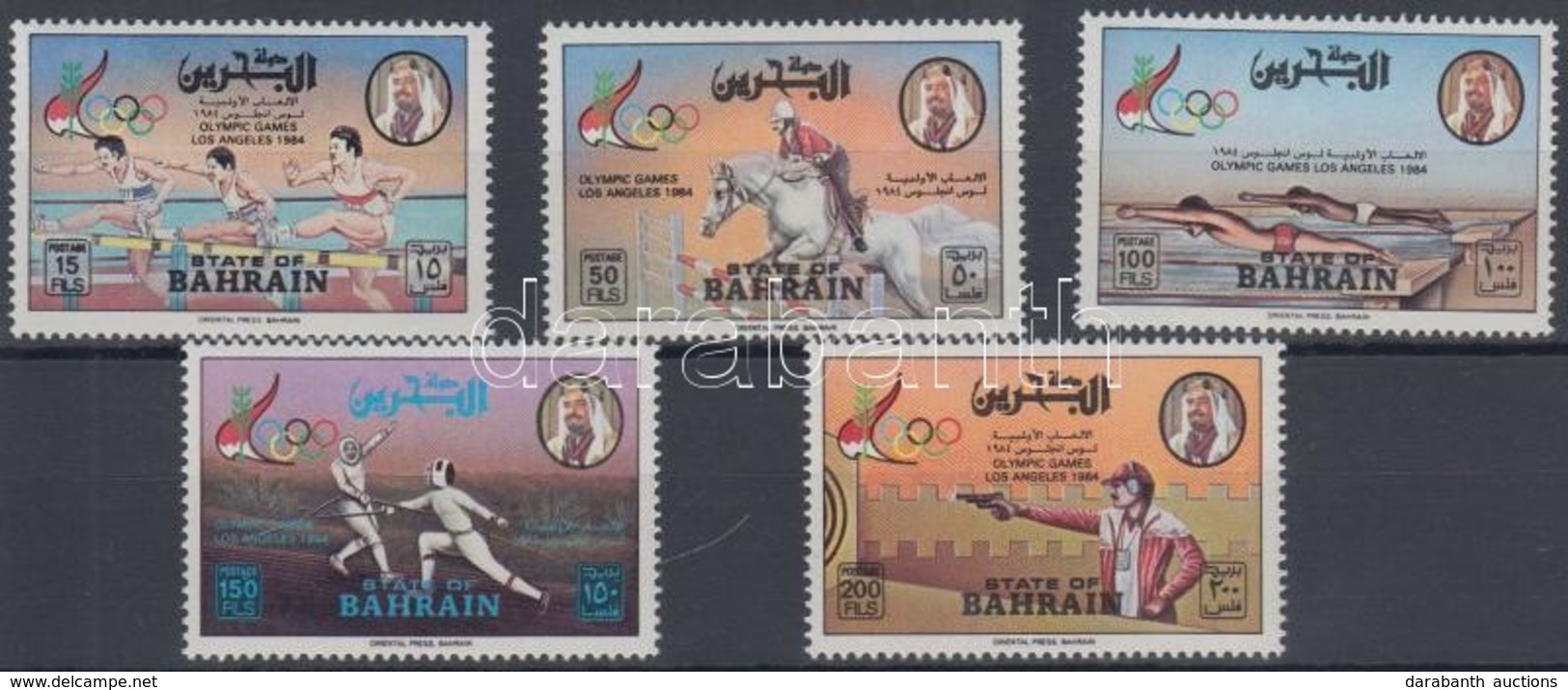 ** 1984 Los Angeles-i Olimpia Sor Mi 346-350 - Altri & Non Classificati