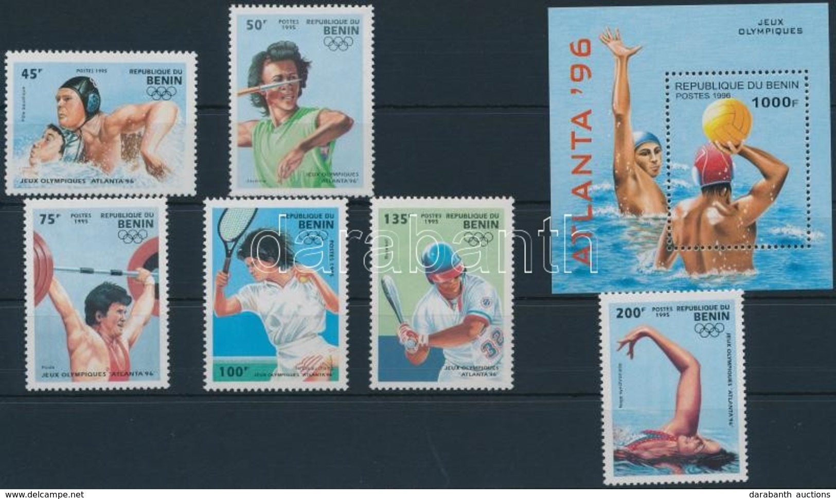 ** 1995 Olimpia Sor + Blokk,
Olimpics Set + Block
Mi 624-629 + 8 - Other & Unclassified