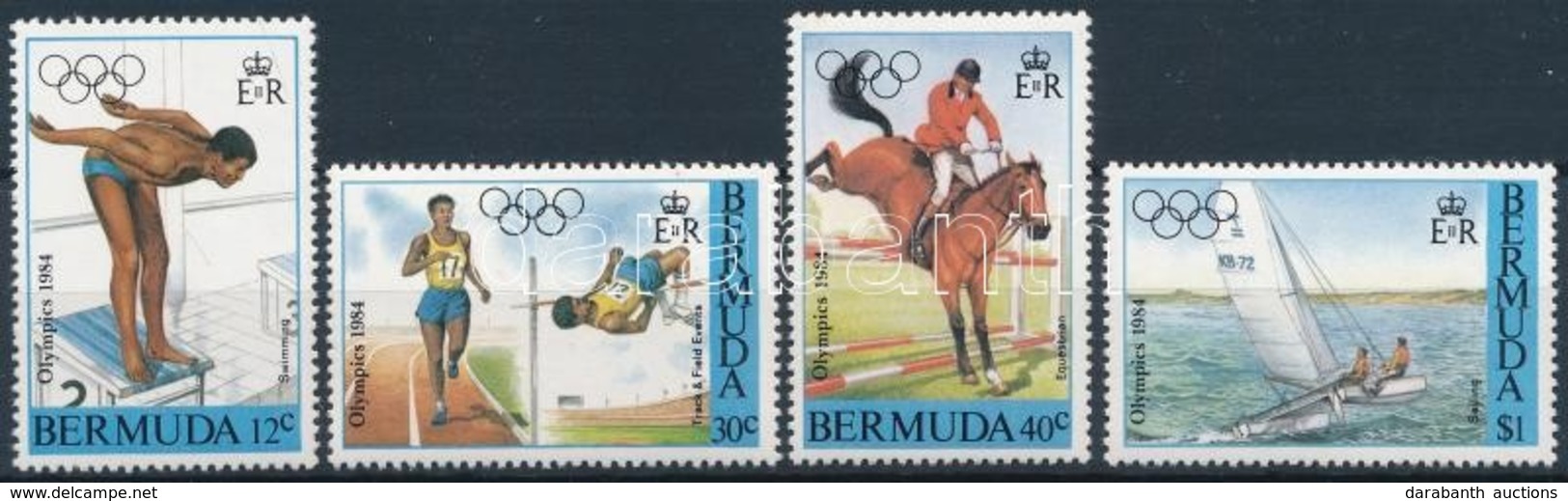 ** 1984 Nyári Olimpia, Los Angeles Sor Mi 442-445 - Other & Unclassified