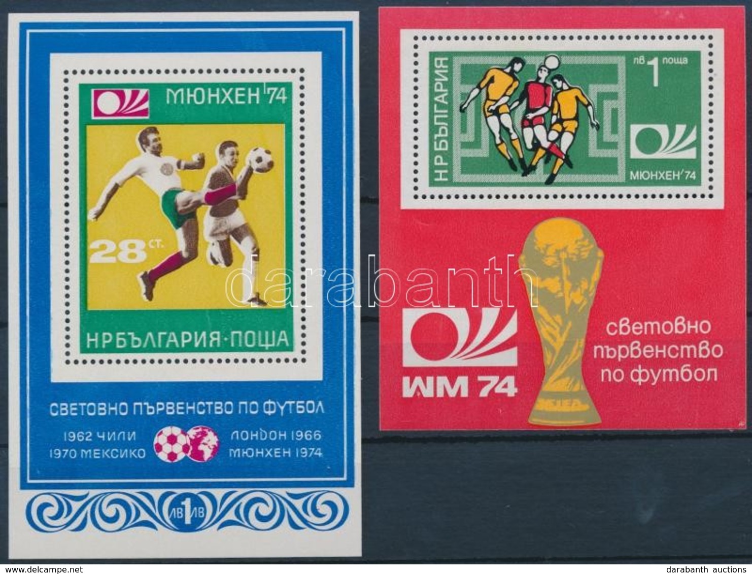 ** 1973 Sport Motívum, 2 Db Blokk Mi 42 A, 47 A - Sonstige & Ohne Zuordnung