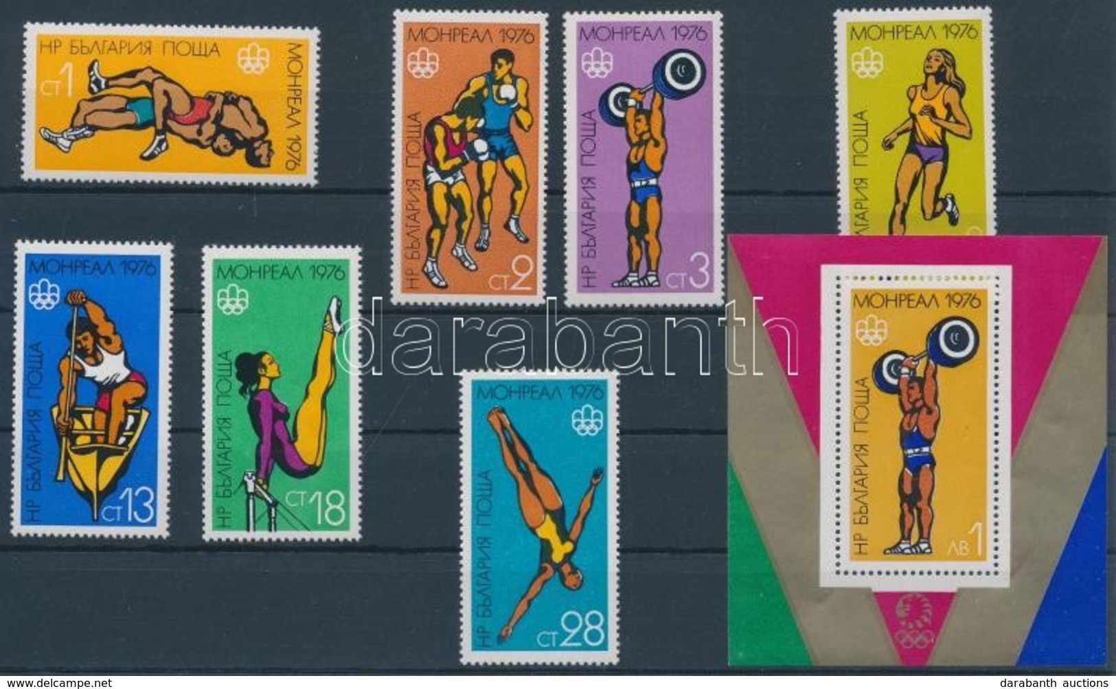 ** 1976 Olimpia Sorok Mi 2463-2468, 2501-2507 + Blokkok Mi 61, 63 - Other & Unclassified