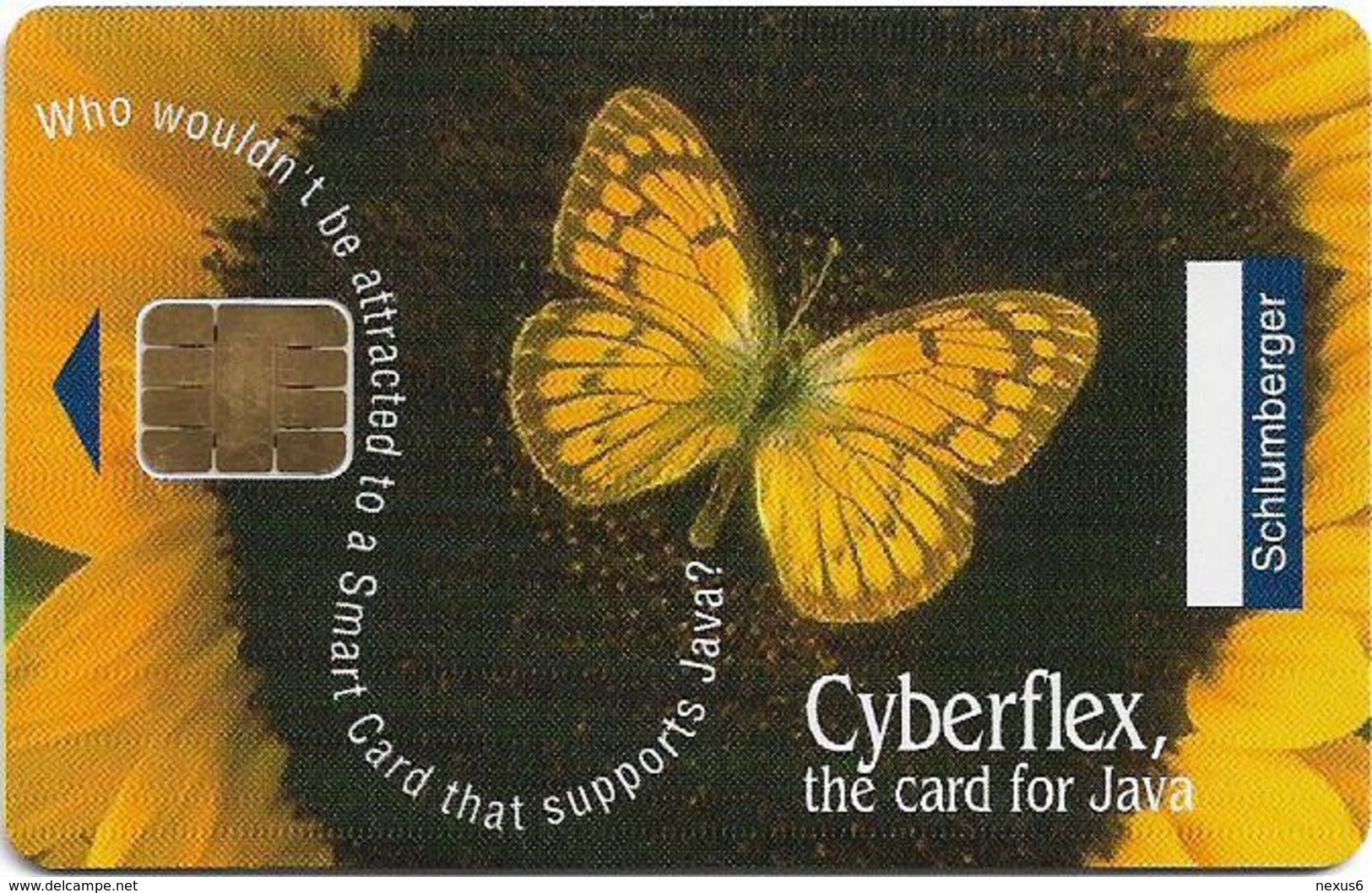 France - Cyberflex The Card For Java - Butterfly, Promo Dummy Card - Other & Unclassified