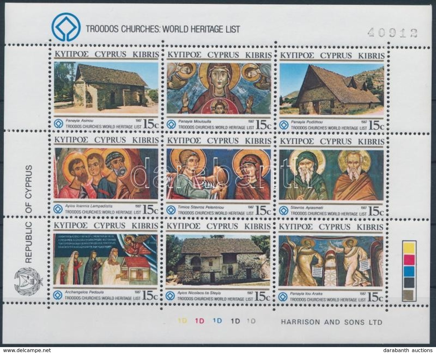 ** 1987 Templom Kisív,
Church Minisheet
Mi 972-680 - Altri & Non Classificati