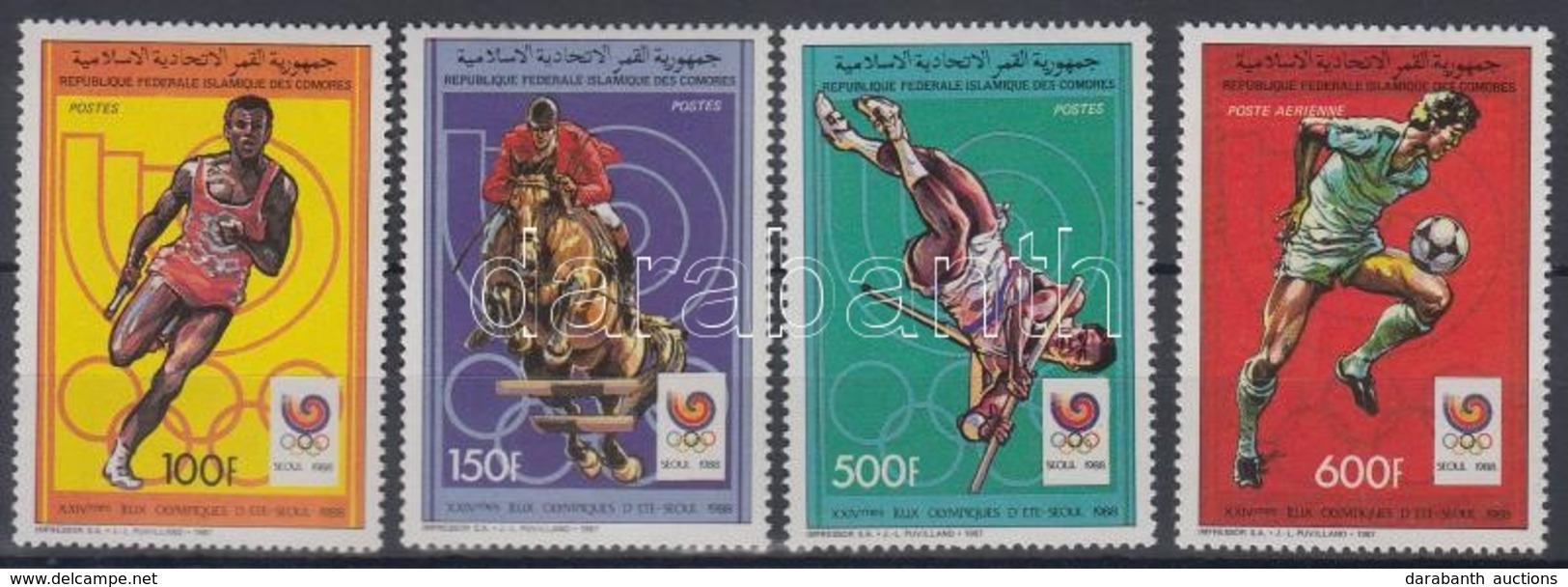 ** 1988 Nyári Olimpia Sor Mi 812 A-815 A - Sonstige & Ohne Zuordnung