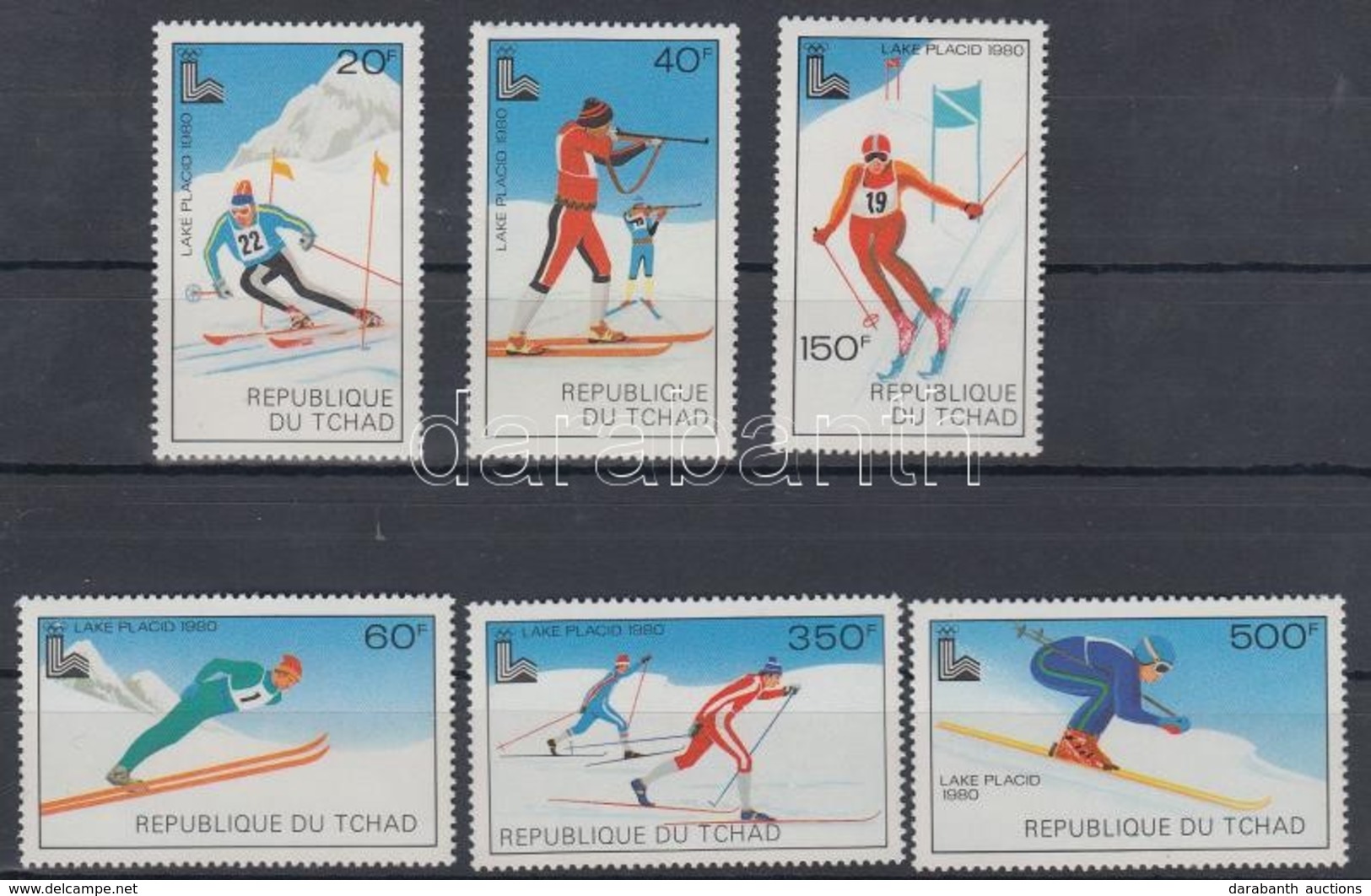 ** 1979 Téli Olimpia, Lake Placid Sor 877-882 - Sonstige & Ohne Zuordnung