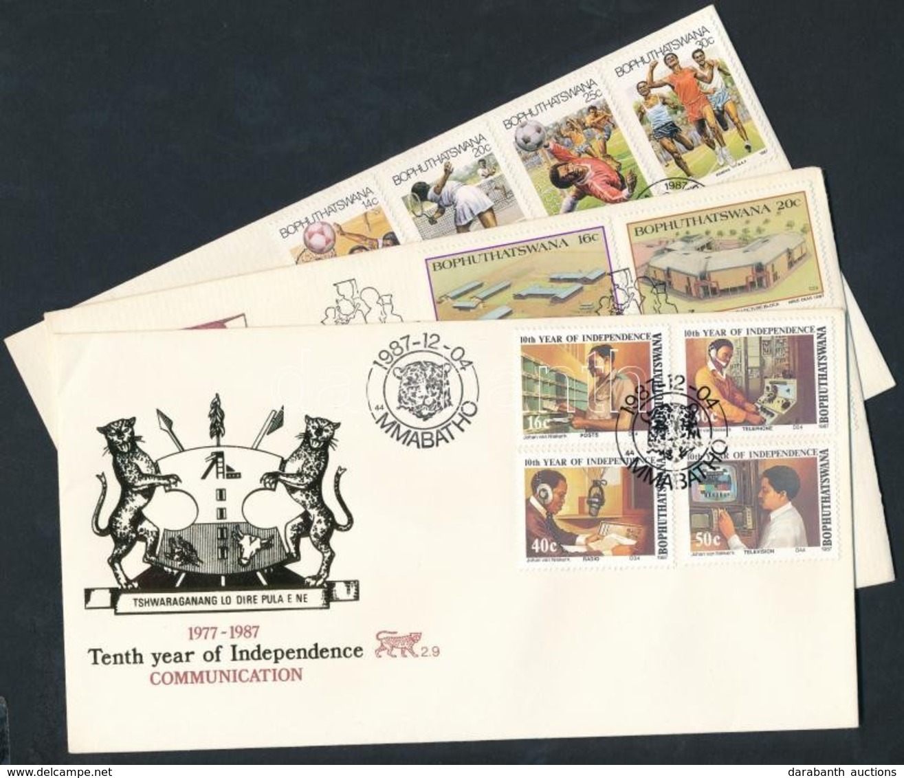 1987 3 Db FDC Mi 181-184, 190-197 - Altri & Non Classificati