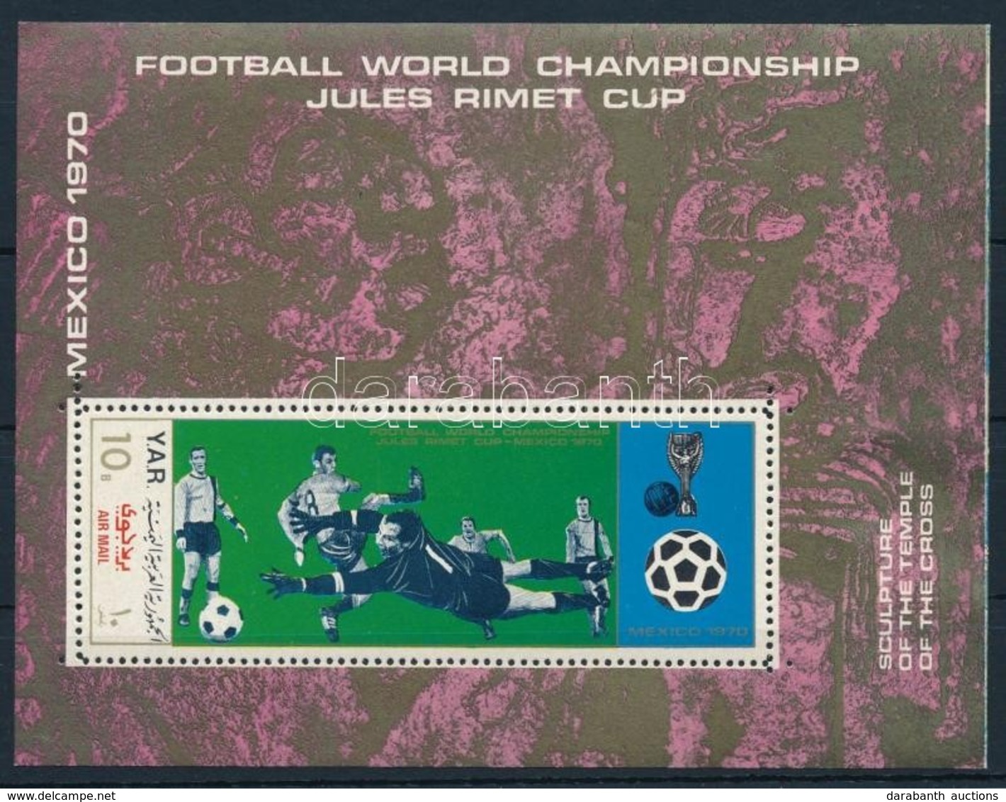 ** 1970 Futball Világbajnokság (VIII.) Blokk Mi 133 - Altri & Non Classificati