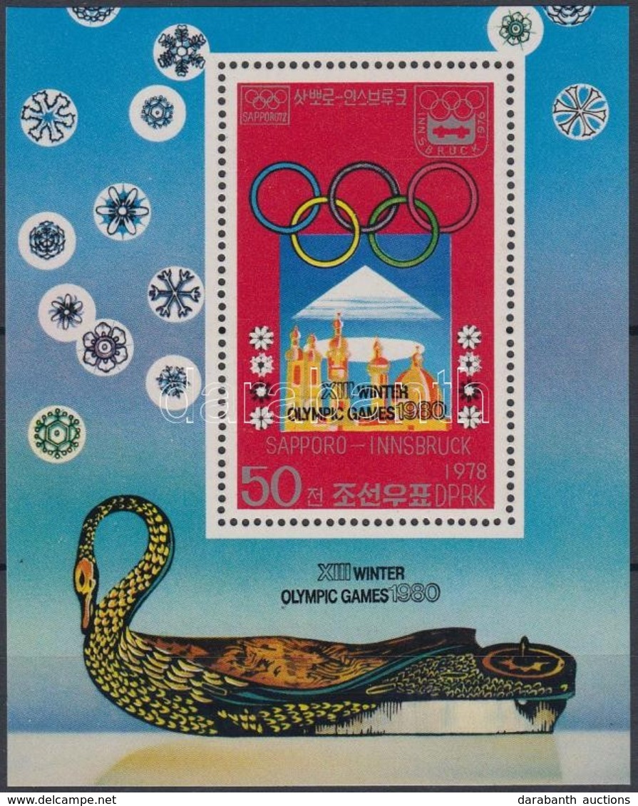 ** 1979 Téli Olimpia, Lake Placid Kisív Mi 1683-1691 + Blokk Mi 42 - Other & Unclassified