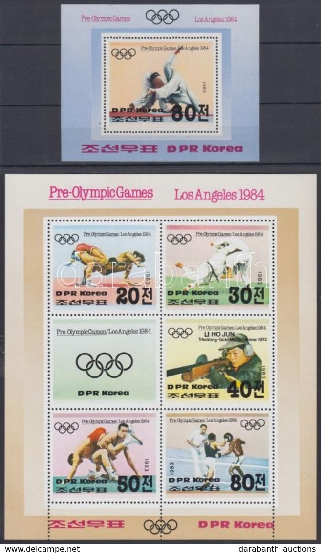 ** 1983 Nyári Olimpia, Los Angeles (II.) Blokkpár Mi 142-143 - Sonstige & Ohne Zuordnung