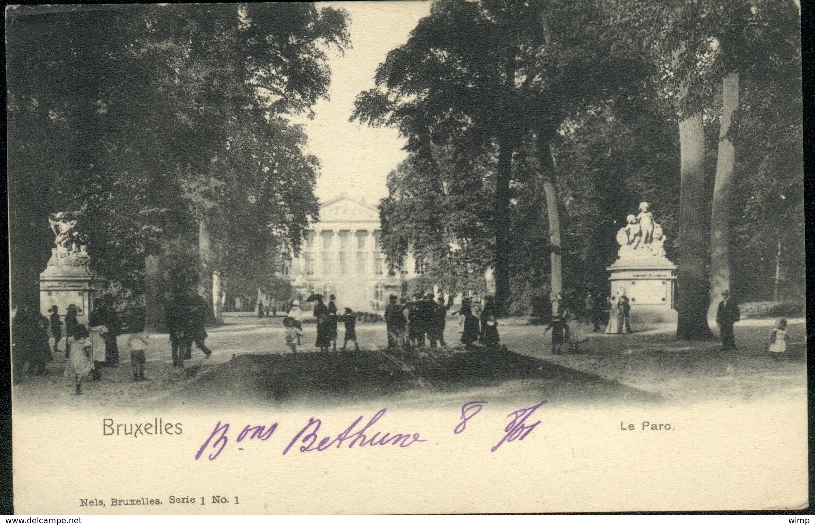 Bruxelles : Le Parc Et Eglise Du Sablon  2 Cartes - Monuments, édifices