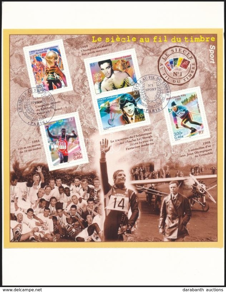 2000 Sportesemények Kisív Mi 3453-3457 FDC-n - Altri & Non Classificati