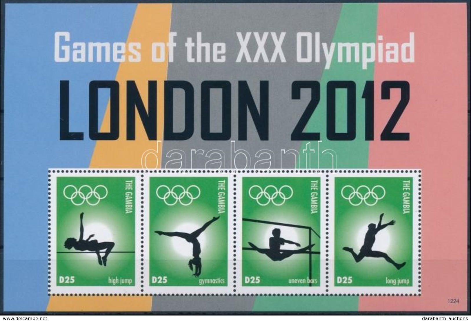 ** 2012 Londoni Olimpia Kisív Mi 6613-6616 - Altri & Non Classificati