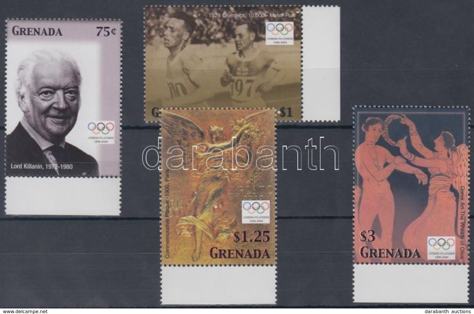 ** 2004 Nyári Olimpia, Athén ívszéli Sor Mi 5392-5395 - Altri & Non Classificati