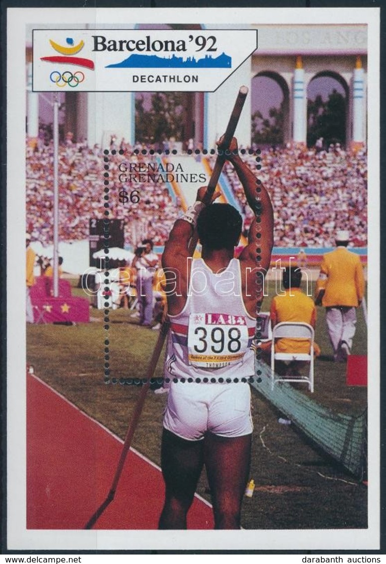 ** 1992 Nyári Olimpia, Barcelona Blokk,
Summer Olympics: Barcelona Block
Mi 203 - Sonstige & Ohne Zuordnung
