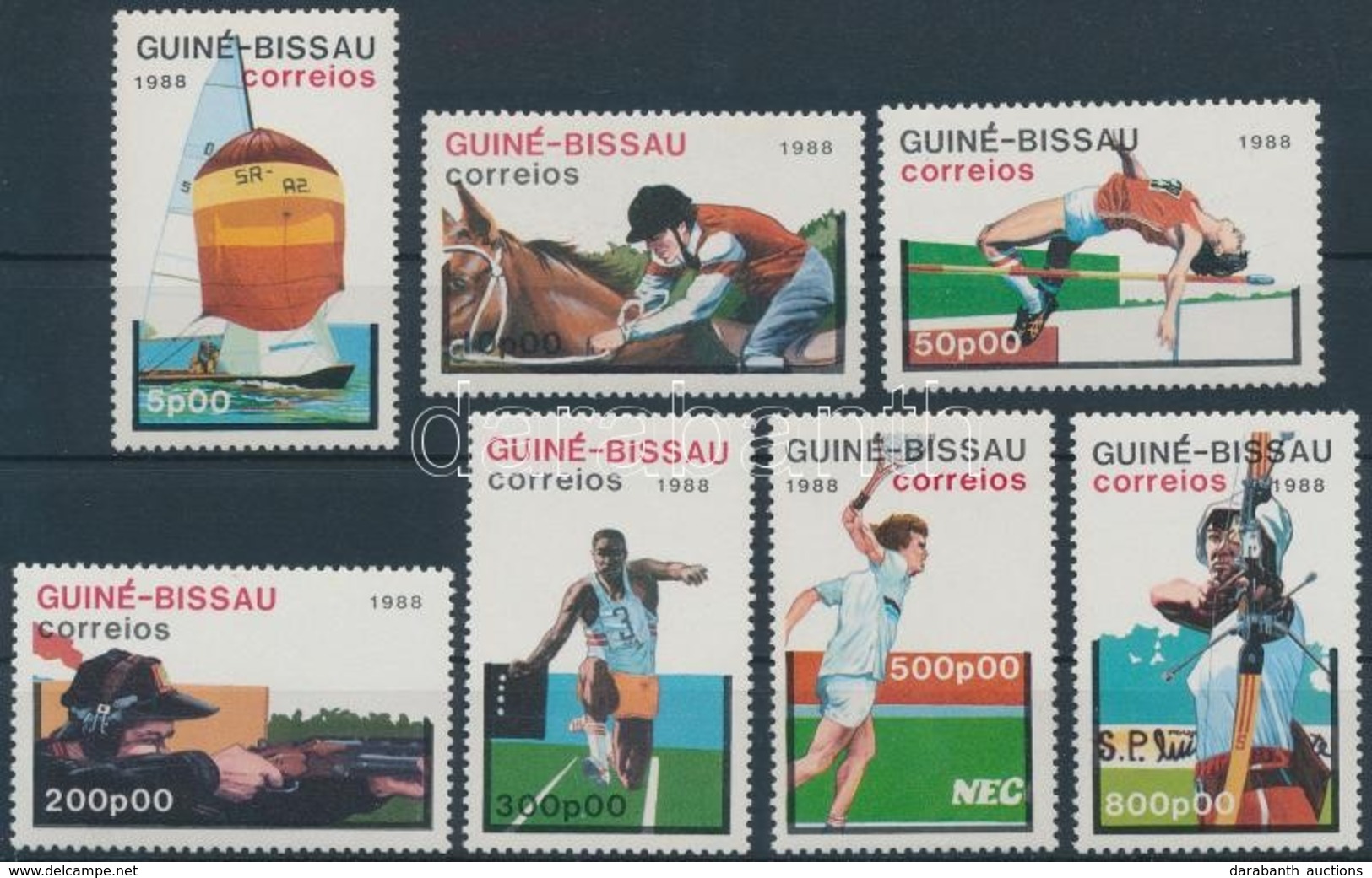 ** 1988 Nyári Olimpia, Szöul Blokk Mi 935-941 - Andere & Zonder Classificatie