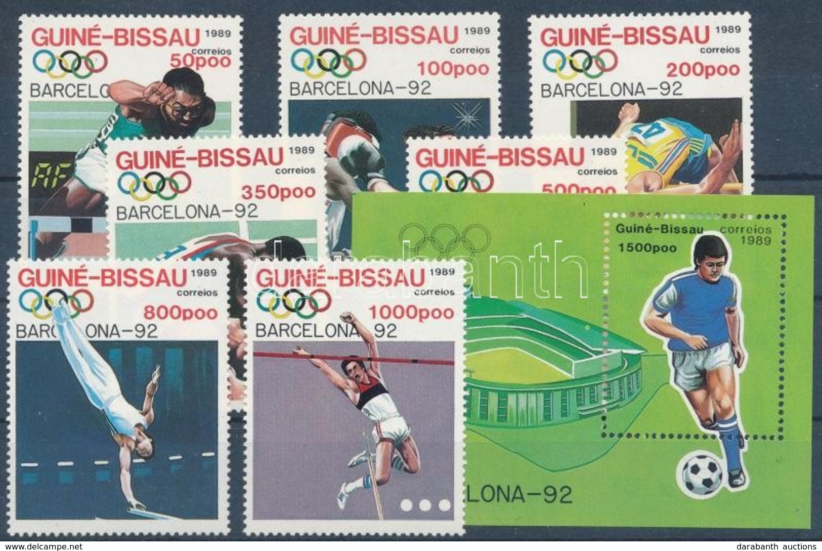 ** 1989 Barcelonai Olimpia Sor + Blokk Mi 1041-4047 + 277 - Altri & Non Classificati