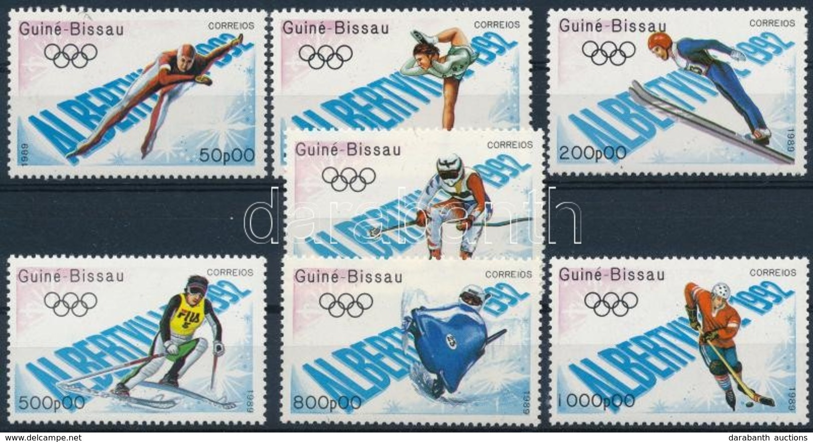 ** 1989 Olimpia, Albertville Sor Mi 1088-1094 - Autres & Non Classés