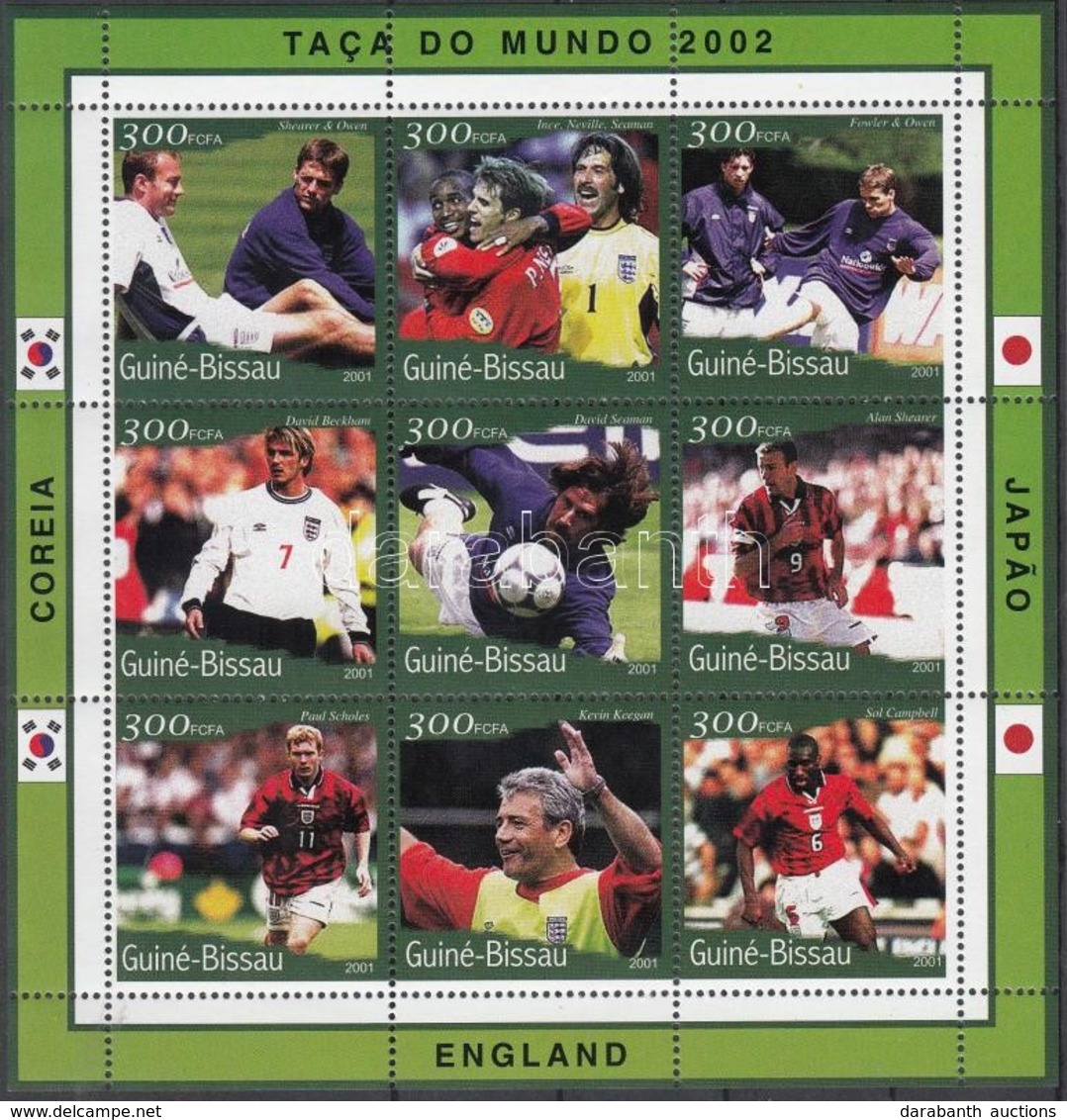 ** 2001 Futball Világbajnokság Kisív Mi 1370-1378 - Altri & Non Classificati