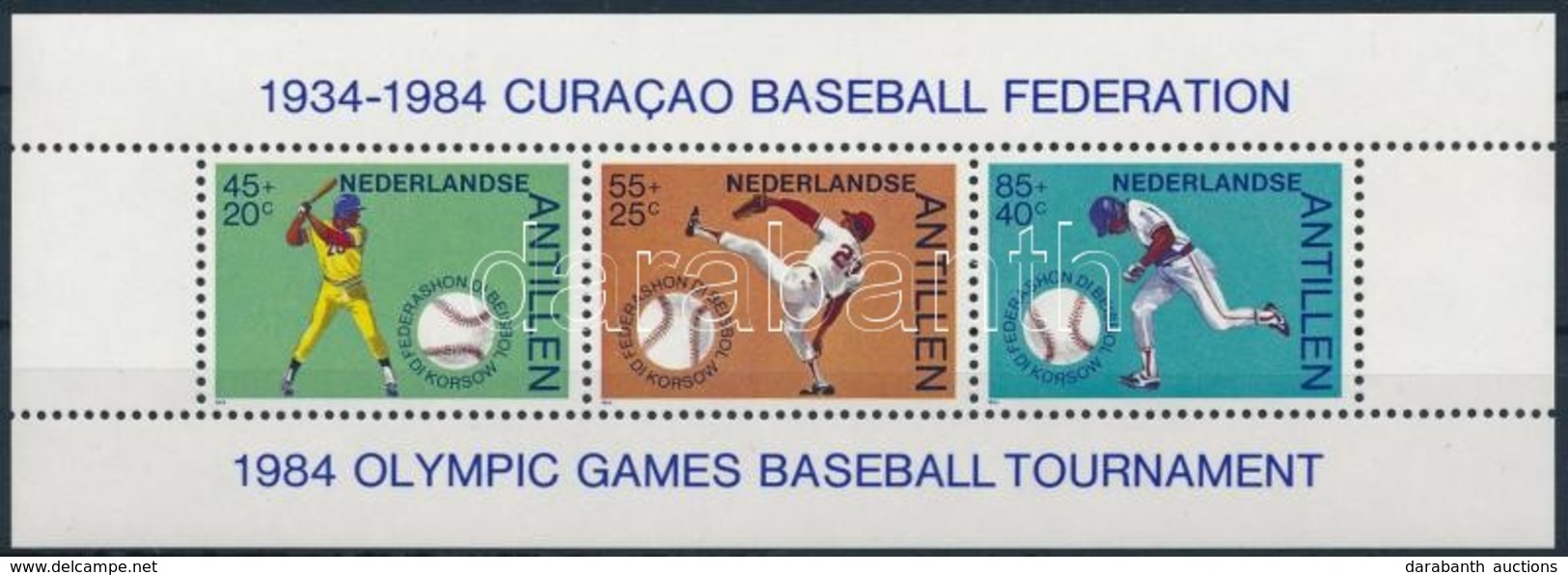 ** 1984 Baseball Blokk Mi 27 - Sonstige & Ohne Zuordnung