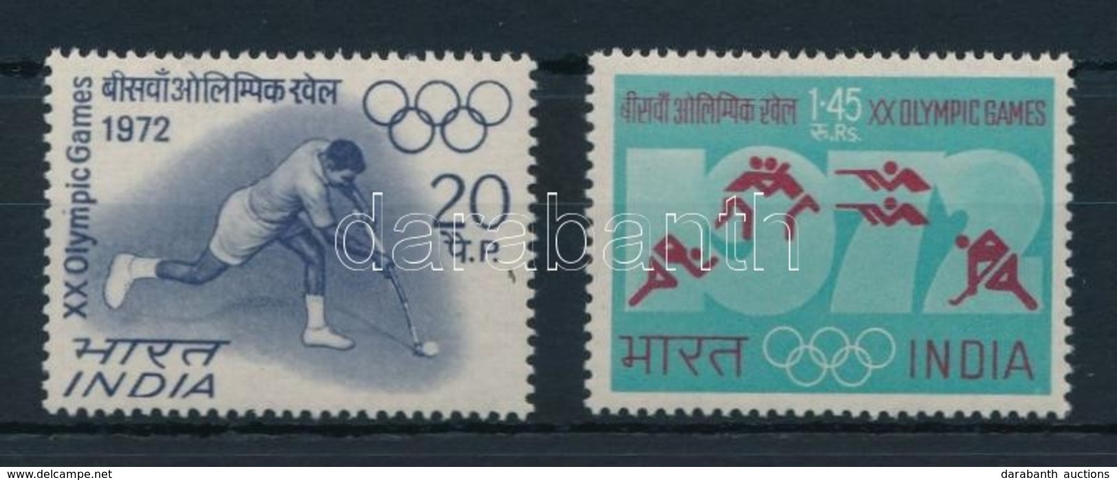 ** 1972 Nyári Olimpia Sor Mi 538-539 - Altri & Non Classificati