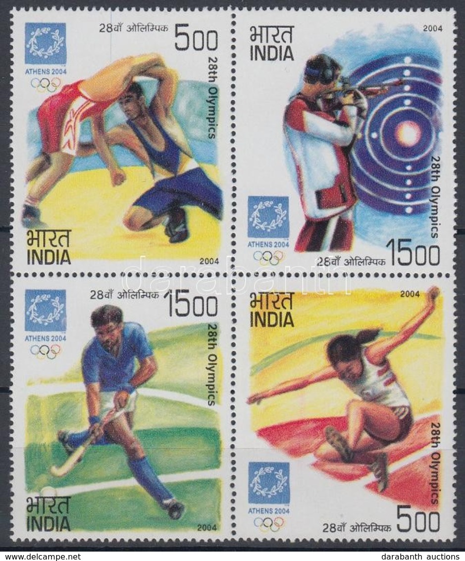 ** 2004 Nyári Olimpia, Athén Négyestömb Mi 2033-2036 - Andere & Zonder Classificatie