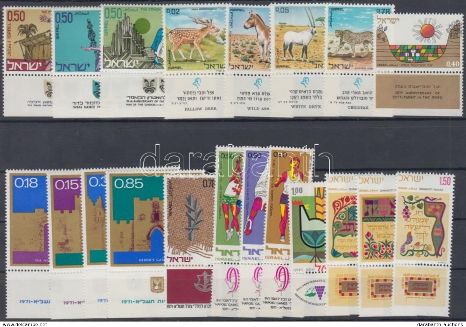** 1971-1972 52 Klf Tabos Bélyeg 3 Db Stecklapon - Other & Unclassified