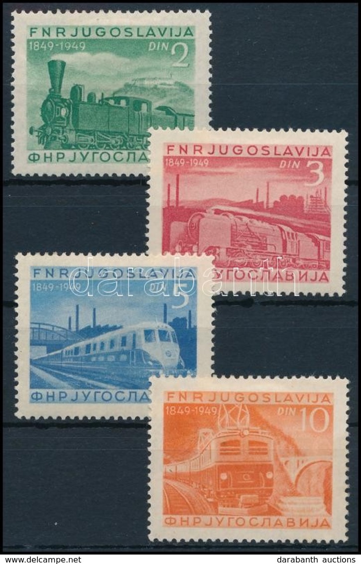 * 1949 Vasút Sor Mi 583-586 - Other & Unclassified