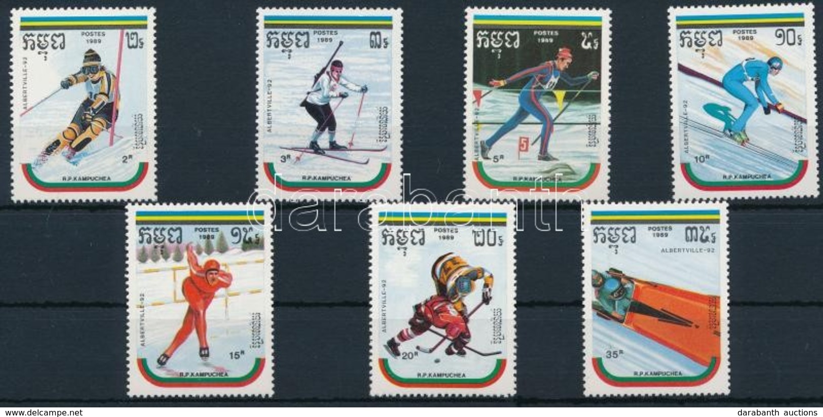 ** 1989 Téli Olimpia Sor Mi 1024-1030 - Other & Unclassified