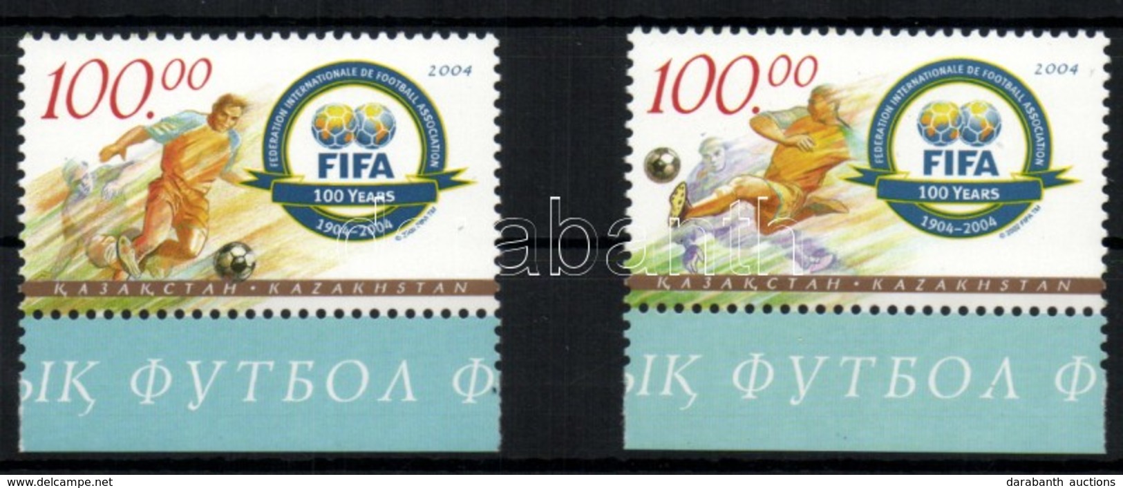 ** 2004 100 éves A FIFA ívszéli Sor Mi 468-469 - Altri & Non Classificati