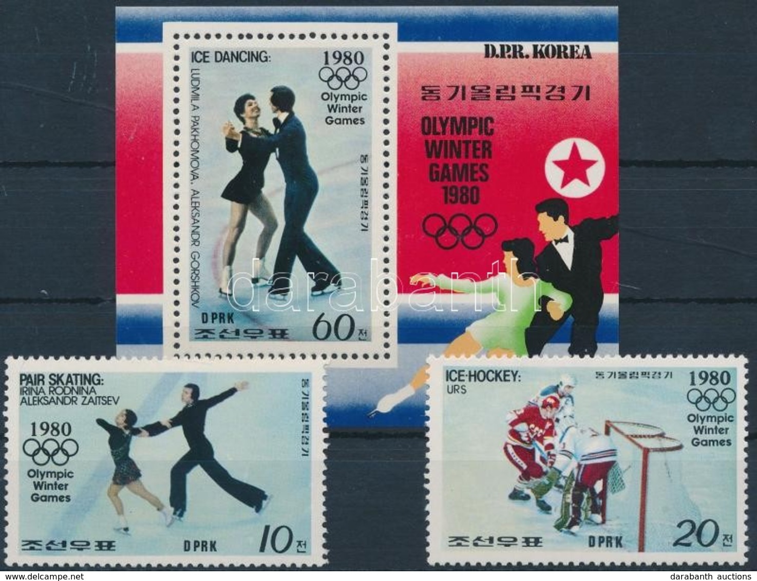 ** 1979 Téli Olimpia, Lake Placid Sor Mi 1941-1945 + Blokk 68 - Altri & Non Classificati