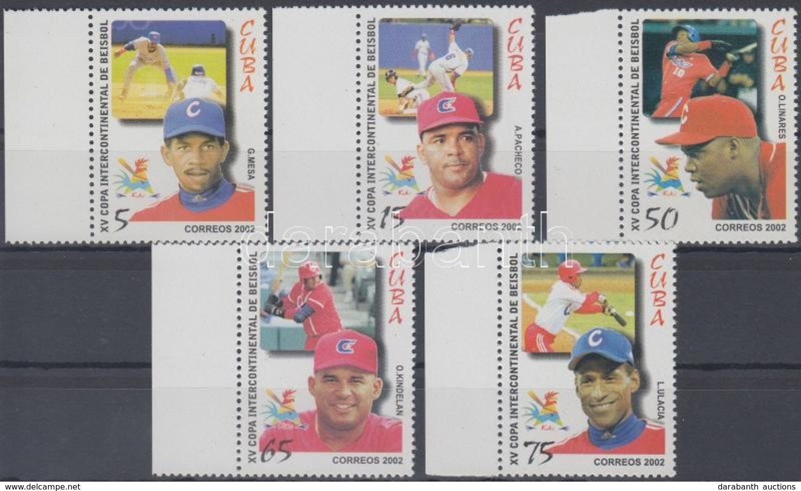 ** 2002 Baseball ívszéli Sor Mi 4467-4471 - Sonstige & Ohne Zuordnung