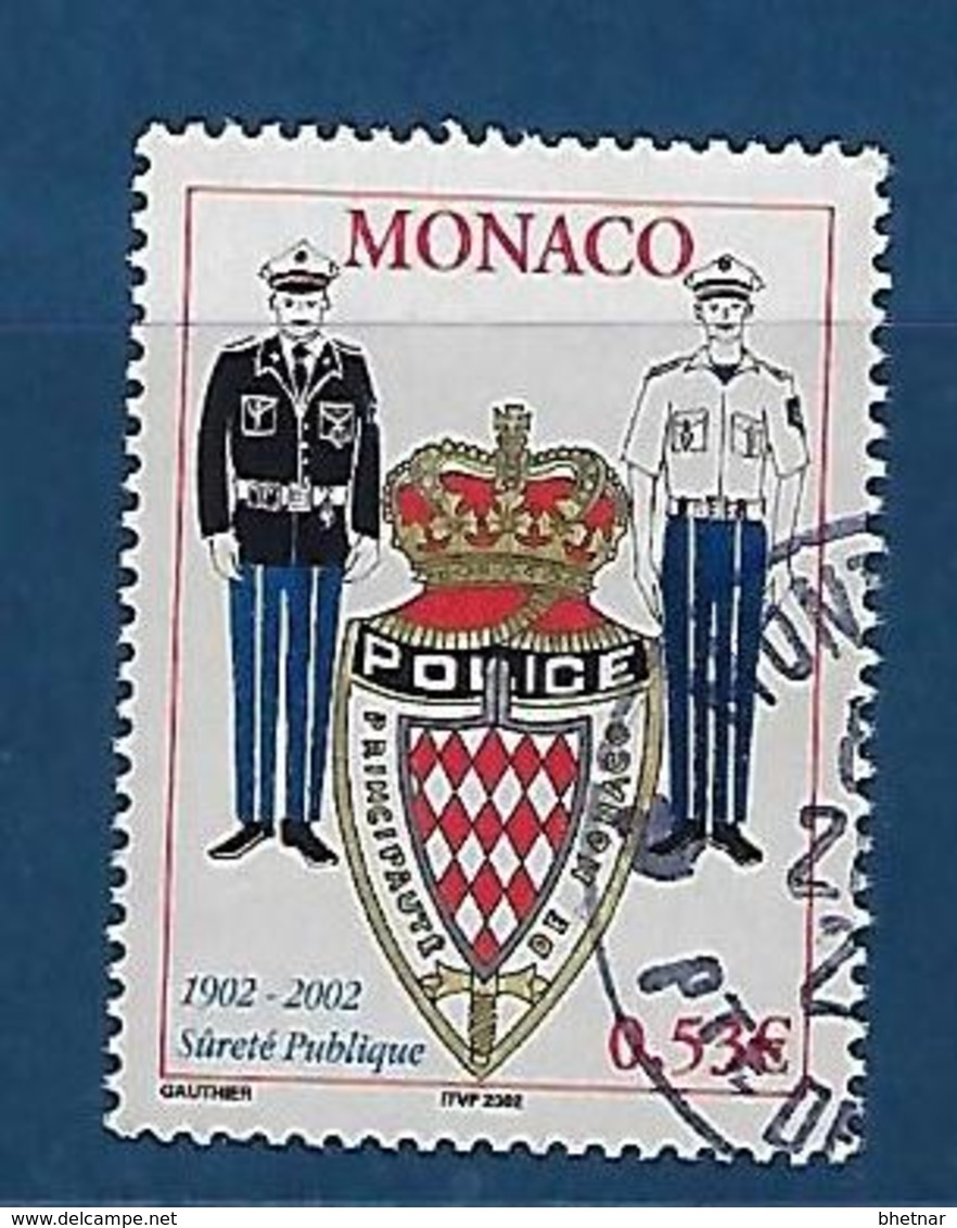 Monaco YT 2345 " Sûreté Publique " 2002 Oblitéré - Oblitérés