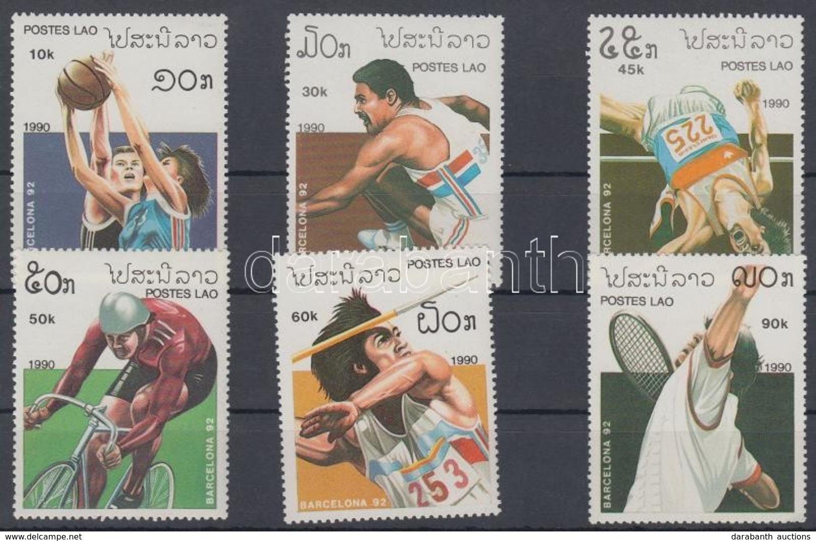 ** 1990 Nyári Olimpia 1992, Barcelona Sor Mi 11193-1198 - Sonstige & Ohne Zuordnung