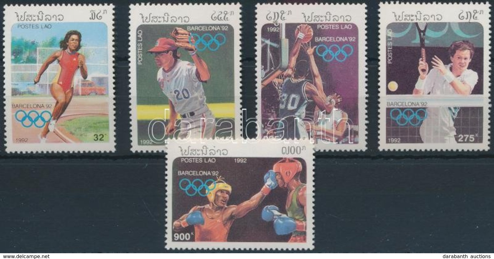 ** 1992 Nyári Olimpia: Barcelona Sor Mi 1296-1300 - Sonstige & Ohne Zuordnung