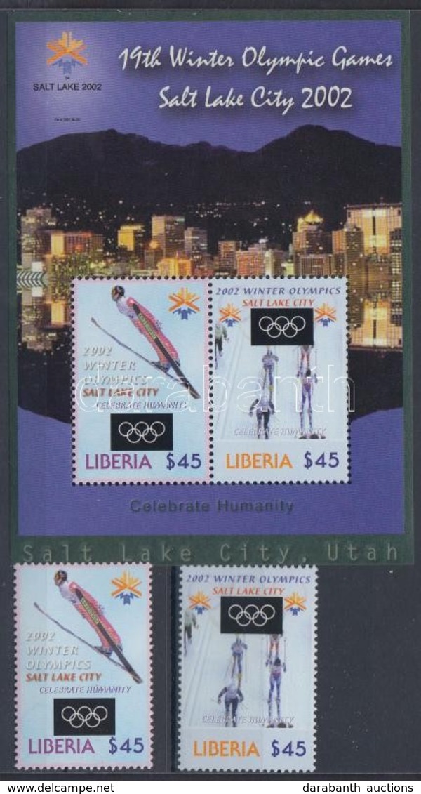 ** 2002 Téli Olimpia, Salt Lake City Sor Mi 4617-4618 + 467 - Other & Unclassified